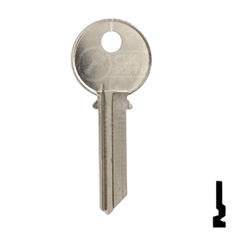 Uncut Key Blank | Yale | 998GST Office Furniture-Mailbox Key Ilco