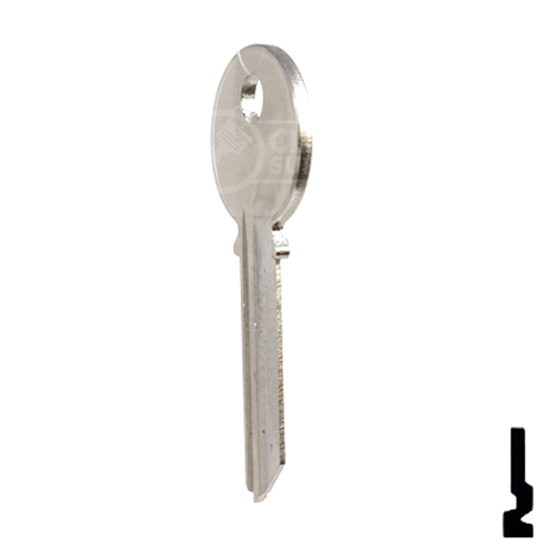 Uncut Key Blank | Yale | 998GST Office Furniture-Mailbox Key Ilco