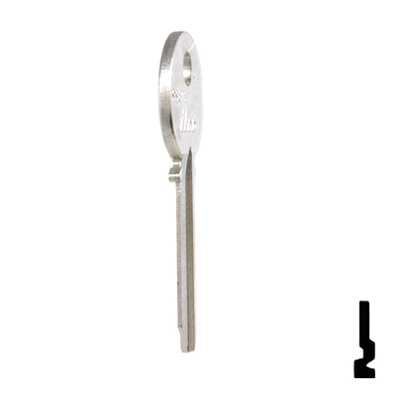 Uncut Key Blank | Yale | 998GST Office Furniture-Mailbox Key Ilco