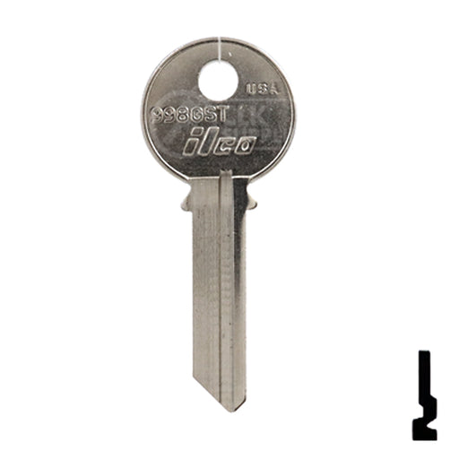 Uncut Key Blank | Yale | 998GST Office Furniture-Mailbox Key Ilco