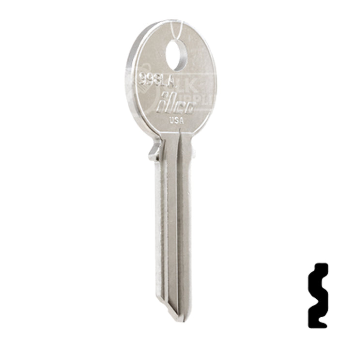 Uncut Key Blank | Yale | 998LA Office Furniture-Mailbox Key Ilco