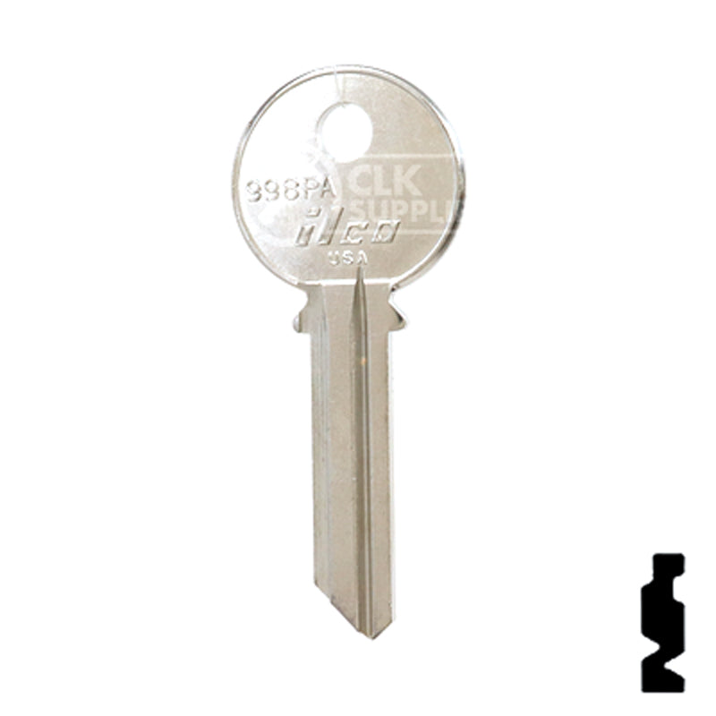 Uncut Key Blank | Yale | 998PA Office Furniture-Mailbox Key Ilco