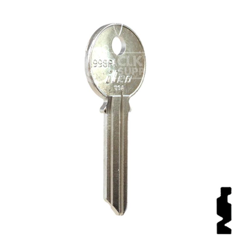 Uncut Key Blank | Yale | 998PA Office Furniture-Mailbox Key Ilco