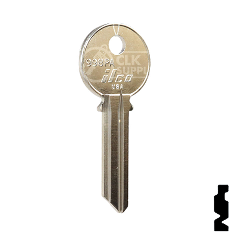 Uncut Key Blank | Yale | 998PA Office Furniture-Mailbox Key Ilco