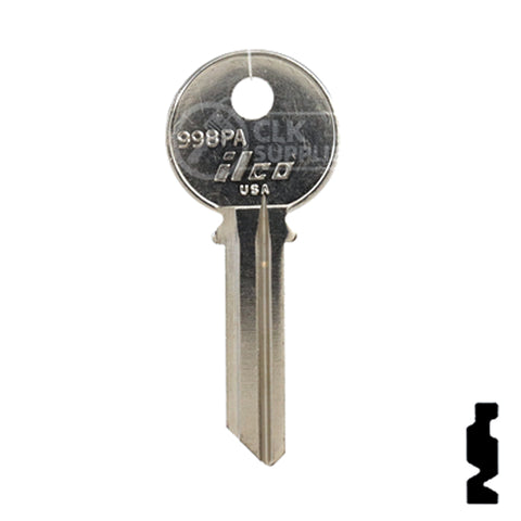 Uncut Key Blank | Yale | 998PA