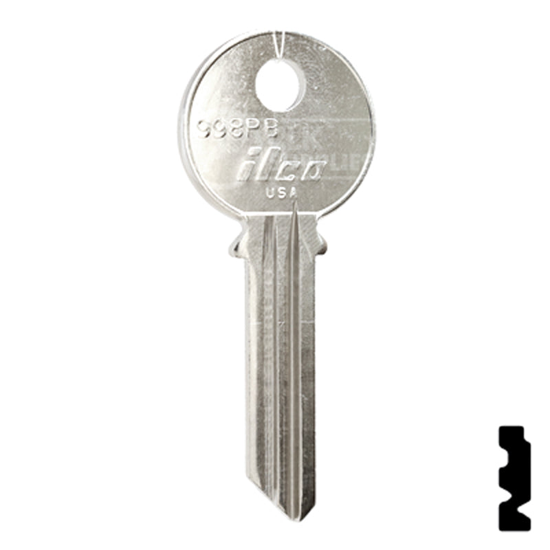 Uncut Key Blank | Yale | 998PB Office Furniture-Mailbox Key Ilco