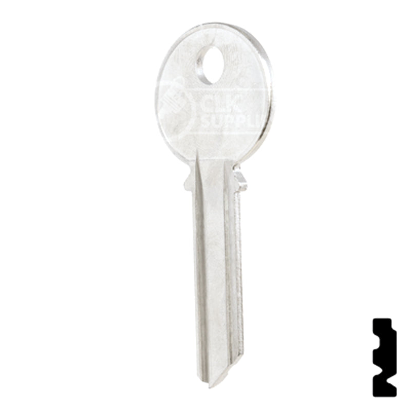 Uncut Key Blank | Yale | 998PB Office Furniture-Mailbox Key Ilco