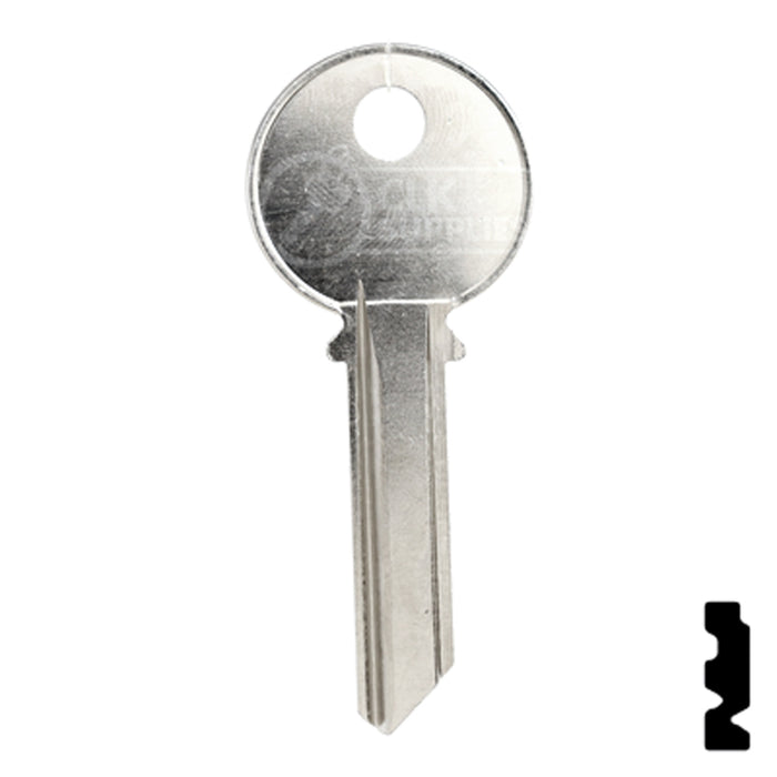 Uncut Key Blank | Yale | 998PB Office Furniture-Mailbox Key Ilco