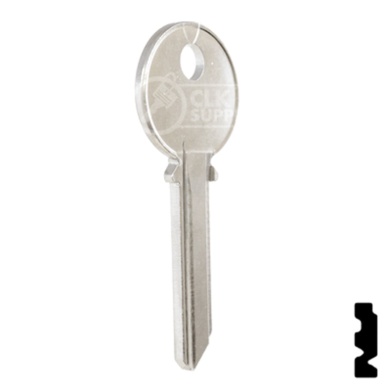 Uncut Key Blank | Yale | 998PB Office Furniture-Mailbox Key Ilco
