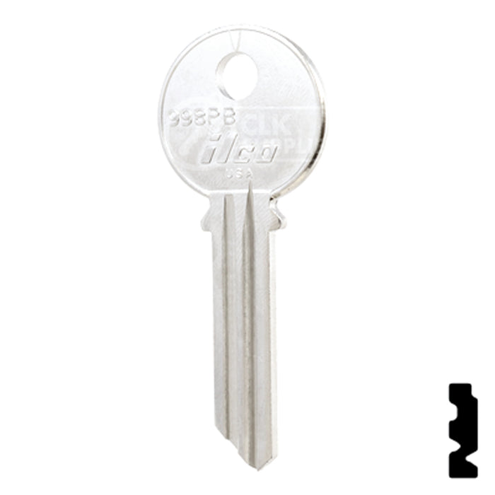 Uncut Key Blank | Yale | 998PB Office Furniture-Mailbox Key Ilco