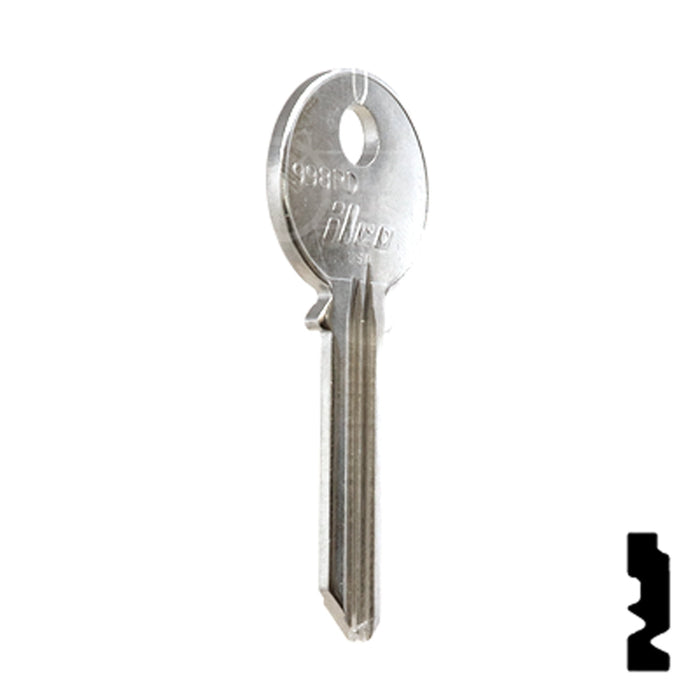 Uncut Key Blank | Yale | 998PD Office Furniture-Mailbox Key Ilco