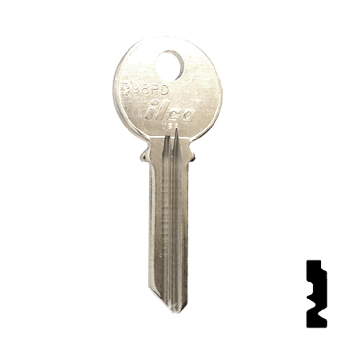 Uncut Key Blank | Yale | 998PD Office Furniture-Mailbox Key Ilco