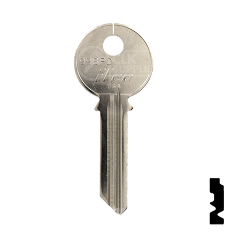 Uncut Key Blank | Yale | 998PD