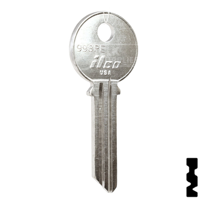 Uncut Key Blank | Yale | 998PE Office Furniture-Mailbox Key Ilco