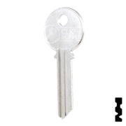 Uncut Key Blank | Yale | 998PE Office Furniture-Mailbox Key Ilco