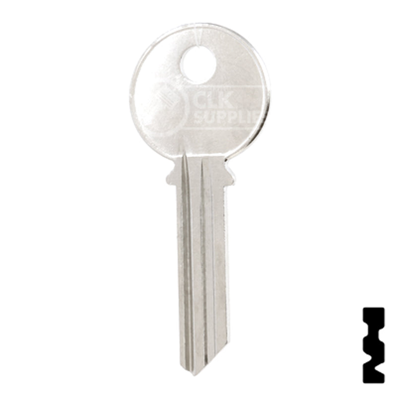 Uncut Key Blank | Yale | 998PE Office Furniture-Mailbox Key Ilco