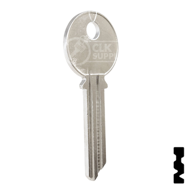 Uncut Key Blank | Yale | 998PE Office Furniture-Mailbox Key Ilco