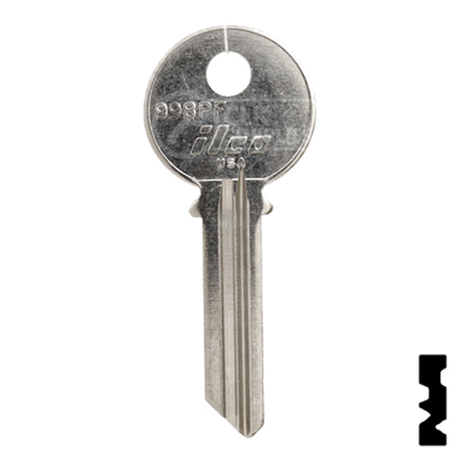 Uncut Key Blank | Yale | 998PF Office Furniture-Mailbox Key Ilco