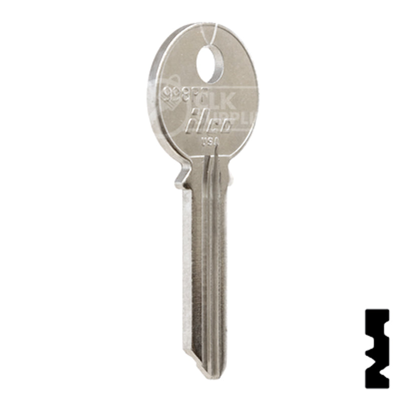 Uncut Key Blank | Yale | 998PF Office Furniture-Mailbox Key Ilco