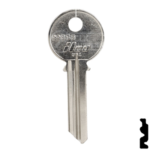 Uncut Key Blank | Yale | 998SB Office Furniture-Mailbox Key Ilco