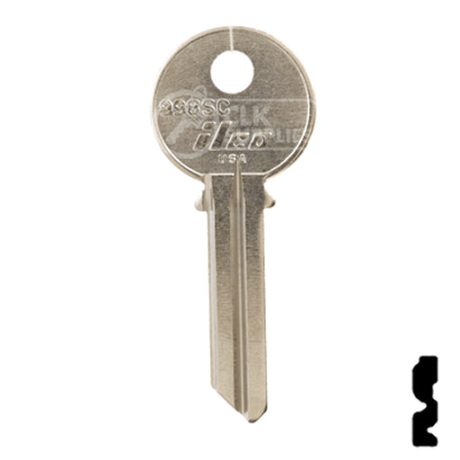 Uncut Key Blank | Yale | 998SC Office Furniture-Mailbox Key Ilco