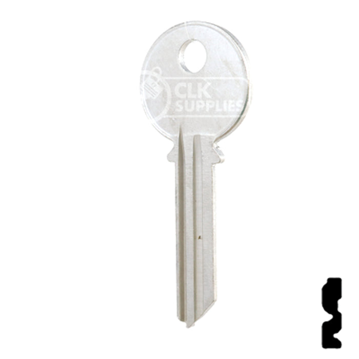 Uncut Key Blank | Yale | 998SC Office Furniture-Mailbox Key Ilco