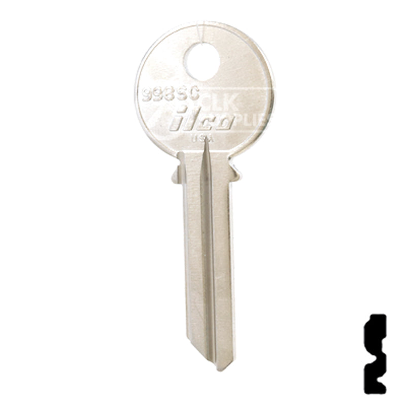 Uncut Key Blank | Yale | 998SC Office Furniture-Mailbox Key Ilco