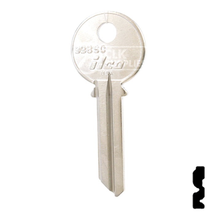 Uncut Key Blank | Yale | 998SC Office Furniture-Mailbox Key Ilco