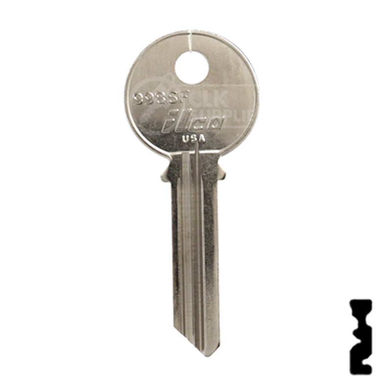 Uncut Key Blank | Yale | 998SF Office Furniture-Mailbox Key Ilco
