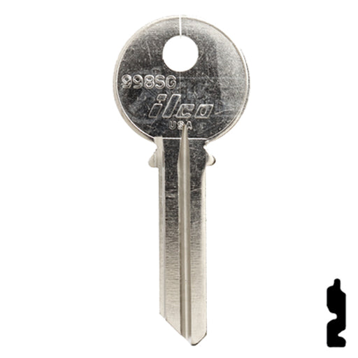 Uncut Key Blank | Yale | 998SG Office Furniture-Mailbox Key Ilco