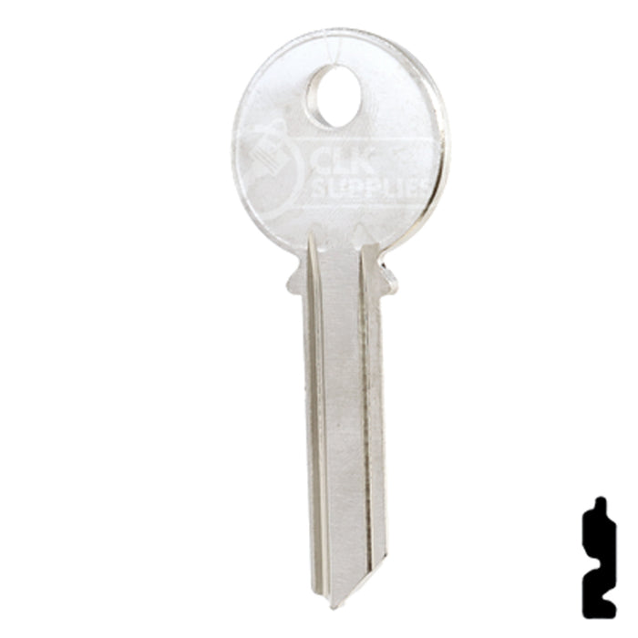 Uncut Key Blank | Yale | 998SG Office Furniture-Mailbox Key Ilco