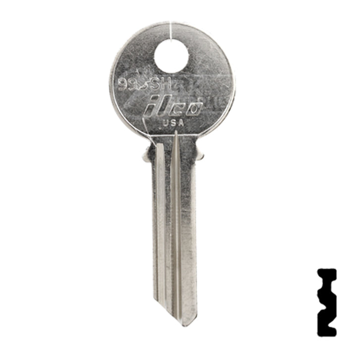 Uncut Key Blank | Yale | 998SH Office Furniture-Mailbox Key Ilco