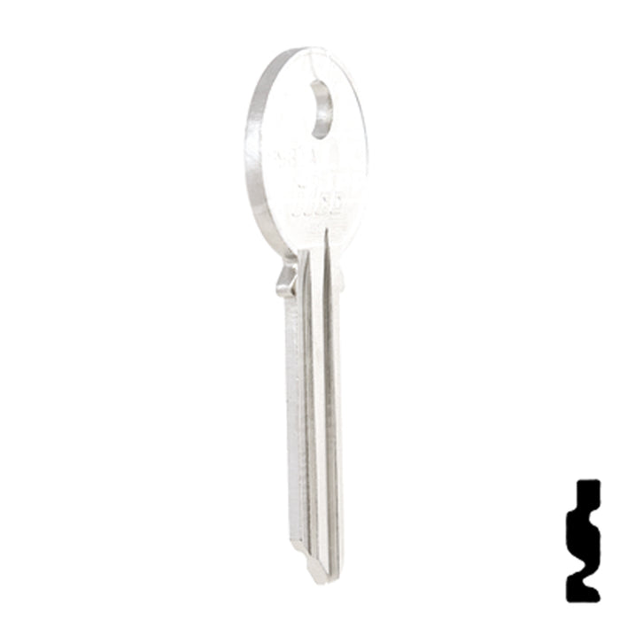 Uncut Key Blank | Yale | 998TA Office Furniture-Mailbox Key Ilco