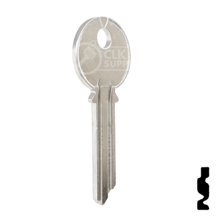 Uncut Key Blank | Yale | 998TA Office Furniture-Mailbox Key Ilco