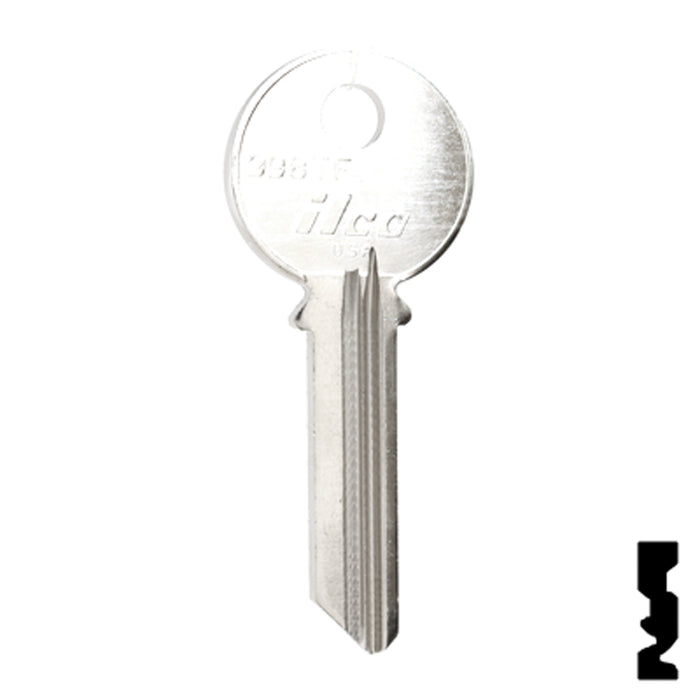 Uncut Key Blank | Yale | 998TF Office Furniture-Mailbox Key Ilco