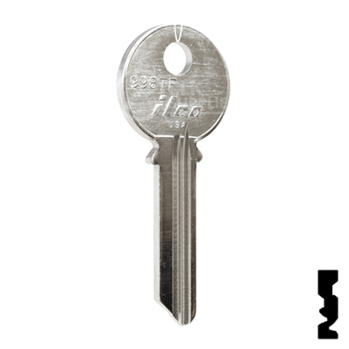 Uncut Key Blank | Yale | 998TF Office Furniture-Mailbox Key Ilco