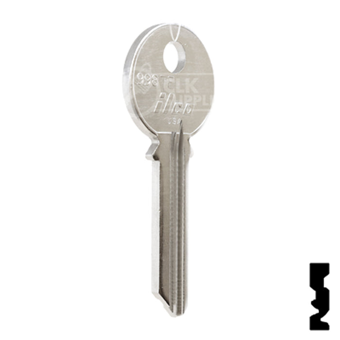 Uncut Key Blank | Yale | 998TF Office Furniture-Mailbox Key Ilco