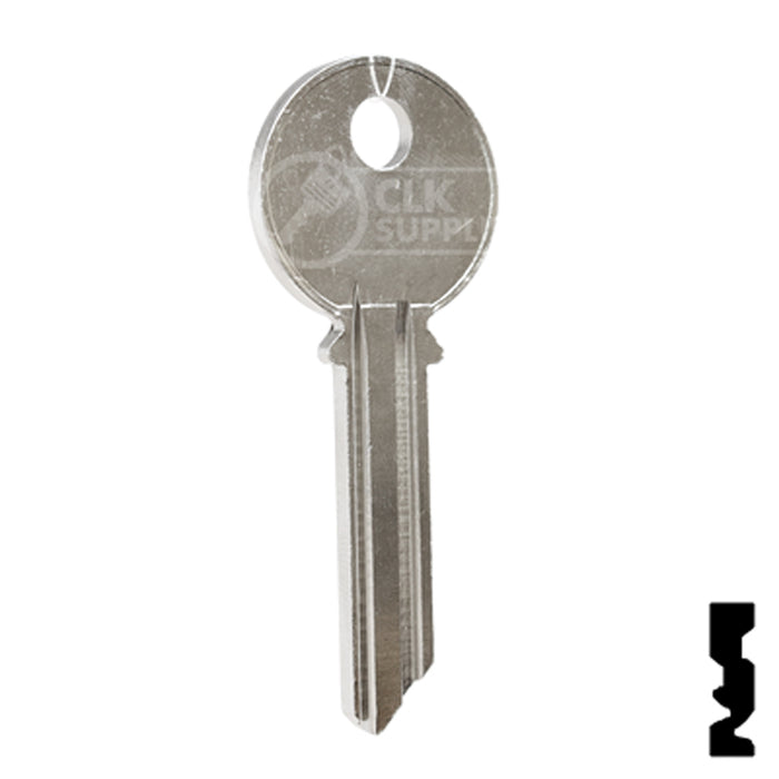 Uncut Key Blank | Yale | 998TF Office Furniture-Mailbox Key Ilco