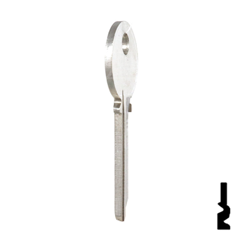 Uncut Key Blank | Yale | 998TMK Office Furniture-Mailbox Key Ilco