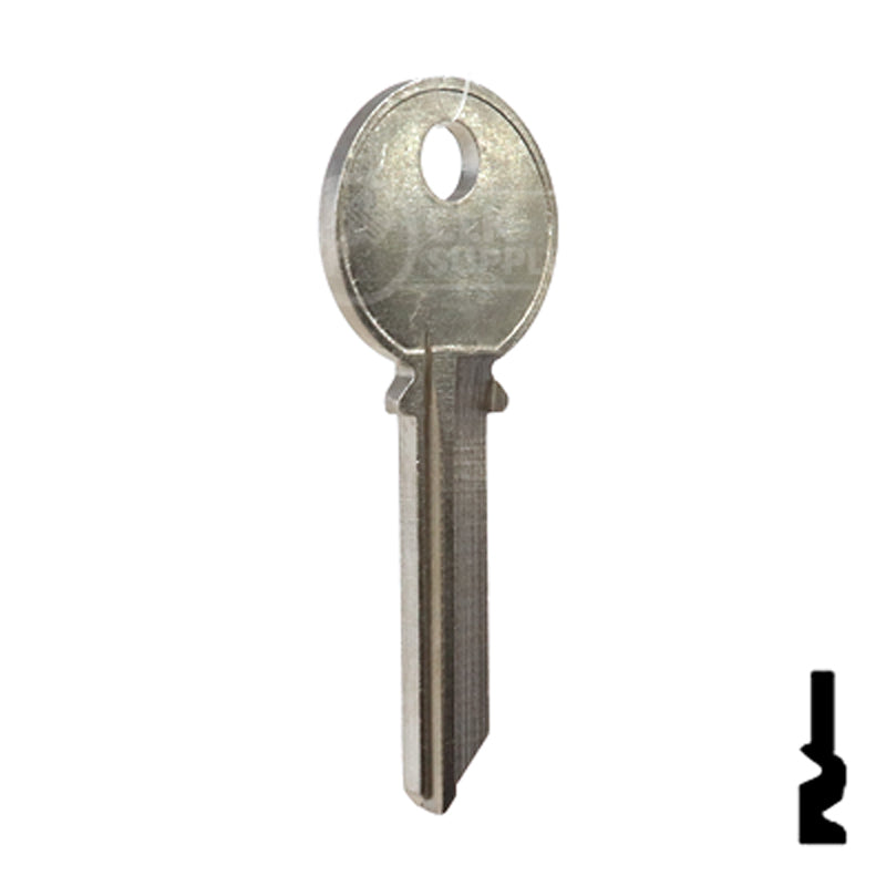 Uncut Key Blank | Yale | 998TMK Office Furniture-Mailbox Key Ilco