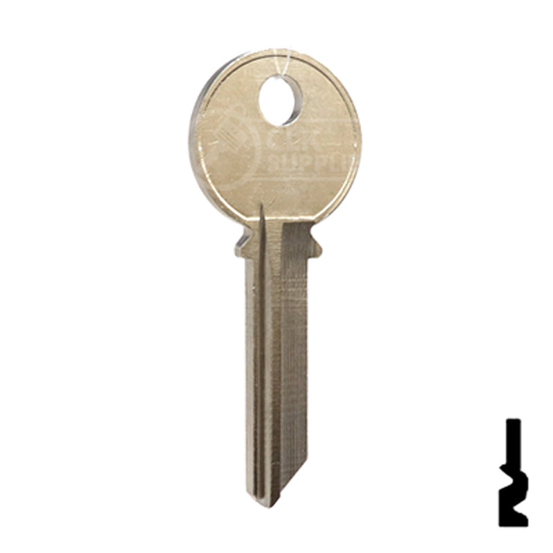 Uncut Key Blank | Yale | 998TMK Office Furniture-Mailbox Key Ilco