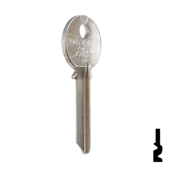 Uncut Key Blank | Yale | 998TMK Office Furniture-Mailbox Key Ilco