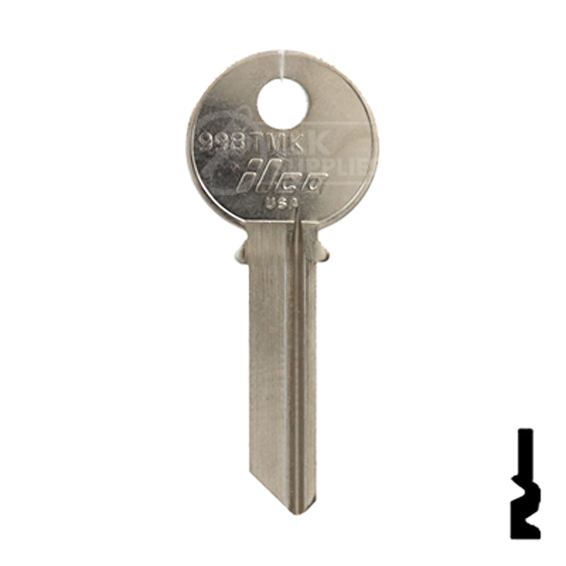 Uncut Key Blank | Yale | 998TMK Office Furniture-Mailbox Key Ilco