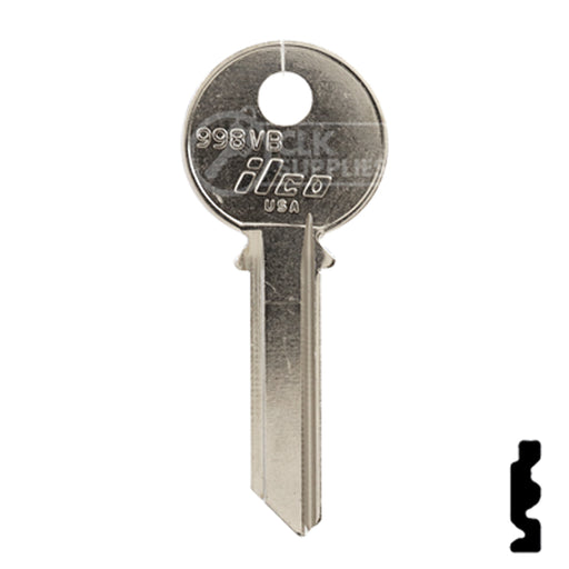 Uncut Key Blank | Yale | 998VB Office Furniture-Mailbox Key Ilco