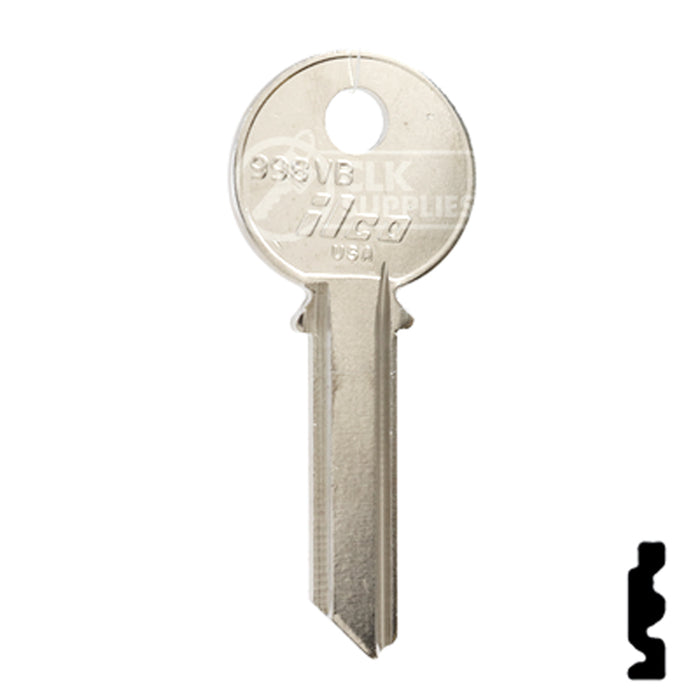 Uncut Key Blank | Yale | 998VB Office Furniture-Mailbox Key Ilco