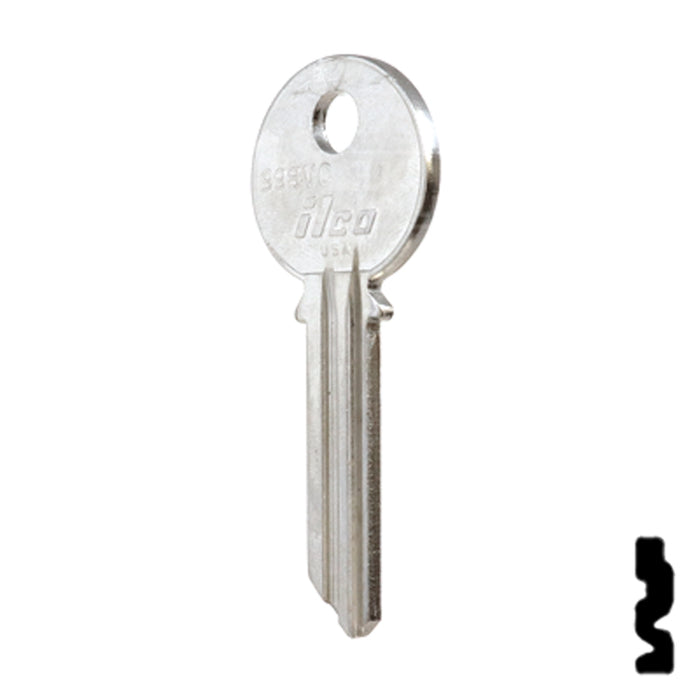 Uncut Key Blank | Yale | 998VC Office Furniture-Mailbox Key Ilco