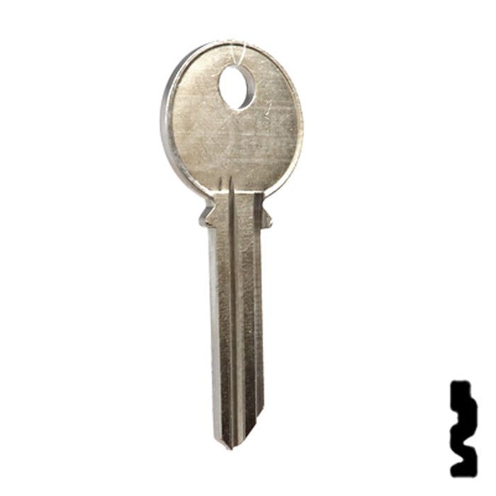 Uncut Key Blank | Yale | 998VC Office Furniture-Mailbox Key Ilco
