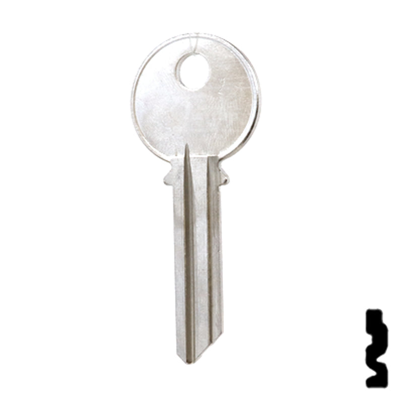 Uncut Key Blank | Yale | 998VC Office Furniture-Mailbox Key Ilco