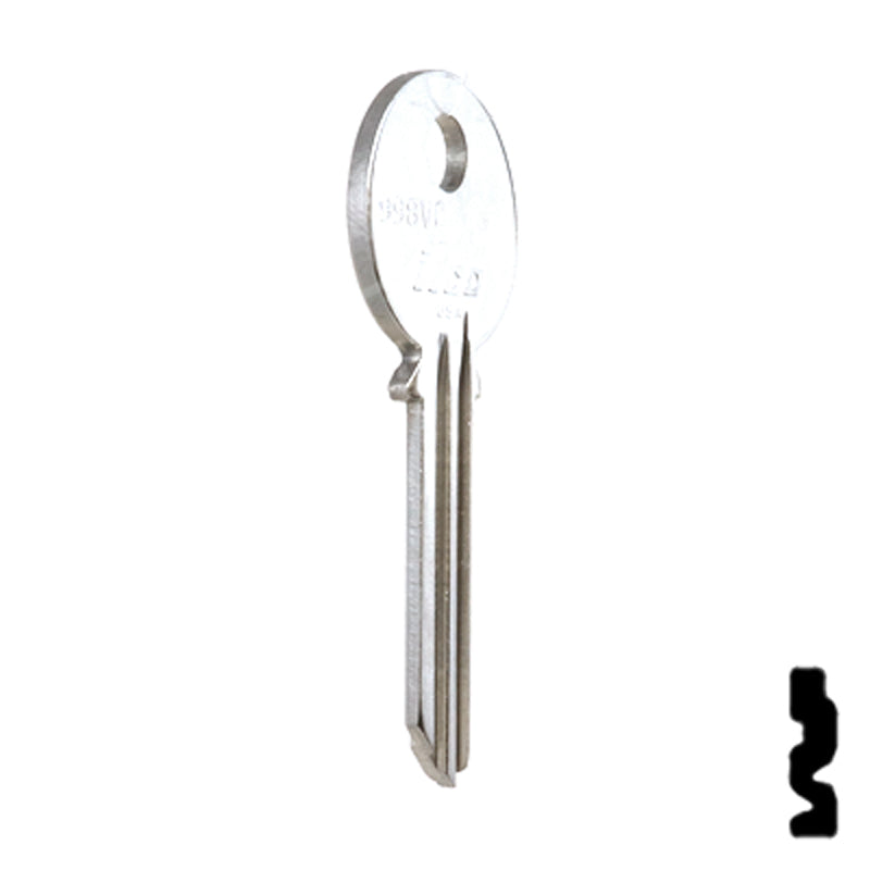 Uncut Key Blank | Yale | 998VC Office Furniture-Mailbox Key Ilco
