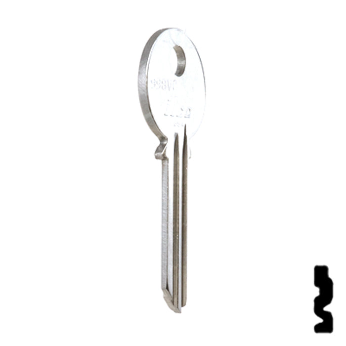 Uncut Key Blank | Yale | 998VC Office Furniture-Mailbox Key Ilco